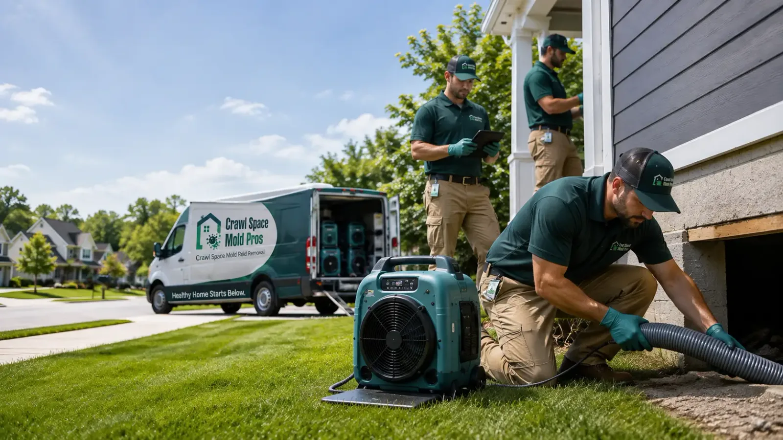 Crawl Space Mold Removal in Fleetwood, PA